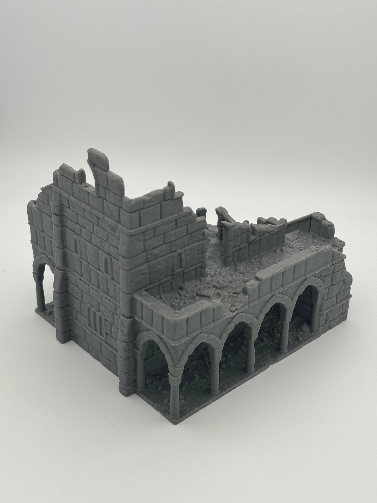 Foto del producto Tabletop 28mm The Printing Goes Ever On (TPGEO) 0: Ruinas de la Casa B Ciudad de Marfil - Edificio Reino de Gonthan - Terreno para Tabletop