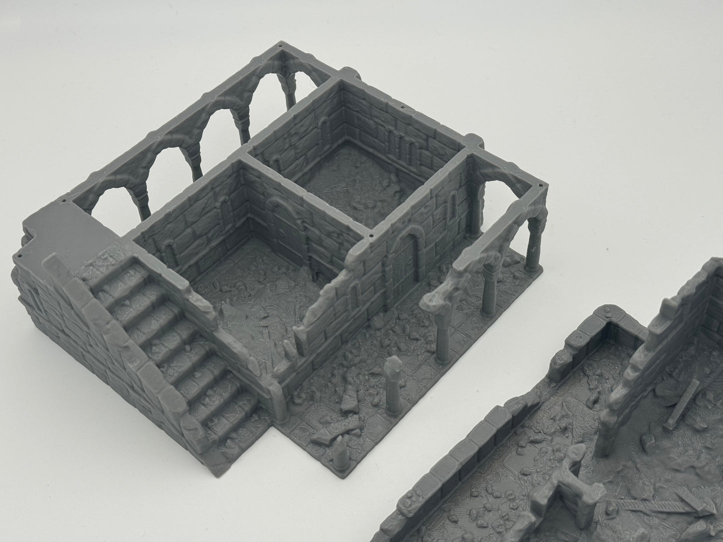 Foto del producto Tabletop 28mm The Printing Goes Ever On (TPGEO) 0: Ruinas de la Casa B Ciudad de Marfil - Edificio Reino de Gonthan - Terreno para Tabletop