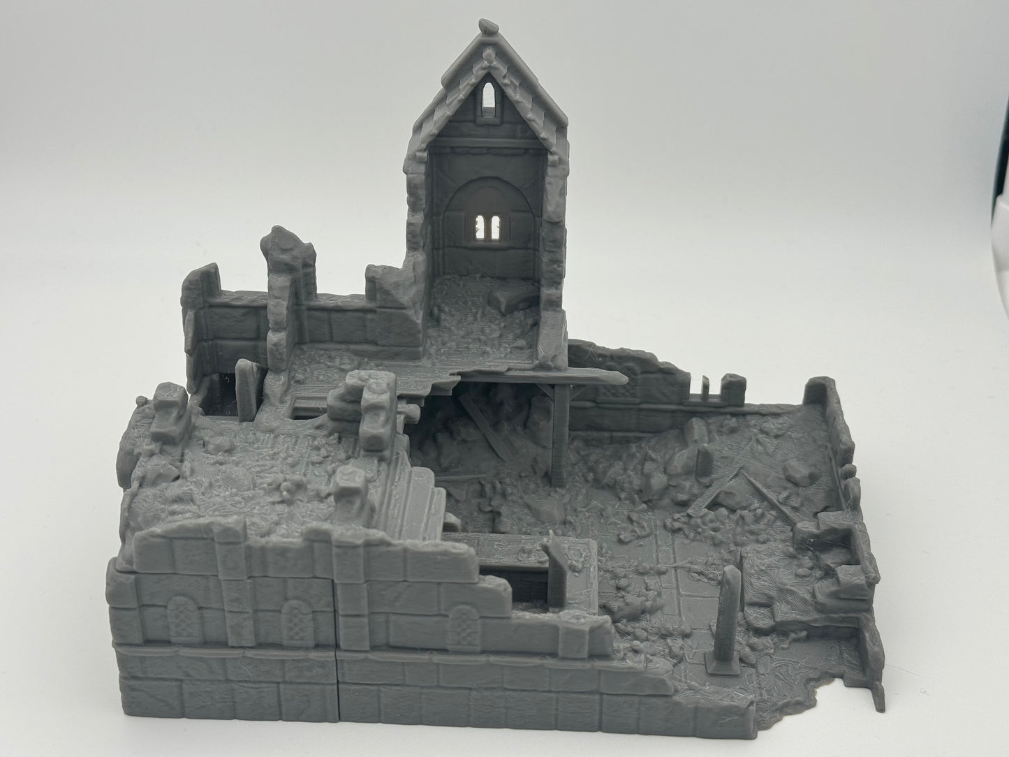 Foto del producto Tabletop 28mm The Printing Goes Ever On (TPGEO) 0: Ruinas de la posada Ciudad Marfil - Edificio Reino de Gonthan - Terreno de taberna Tabletop
