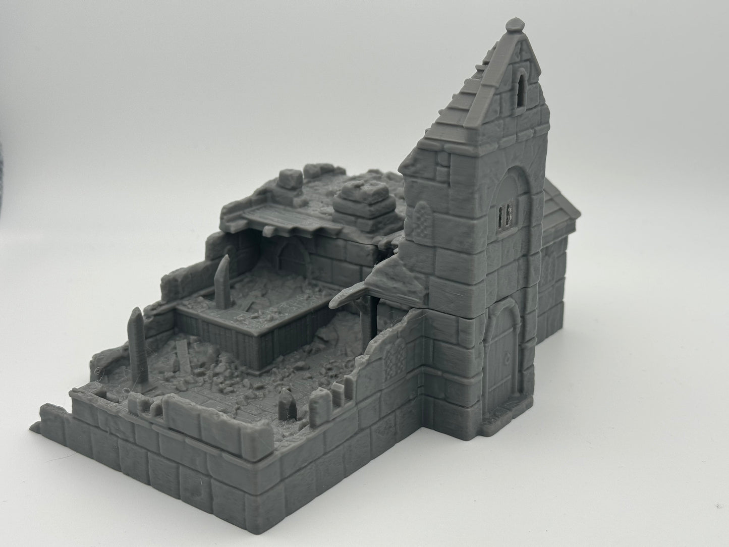 Foto del producto Tabletop 28mm The Printing Goes Ever On (TPGEO) 0: Ruinas de la posada Ciudad Marfil - Edificio Reino de Gonthan - Terreno de taberna Tabletop
