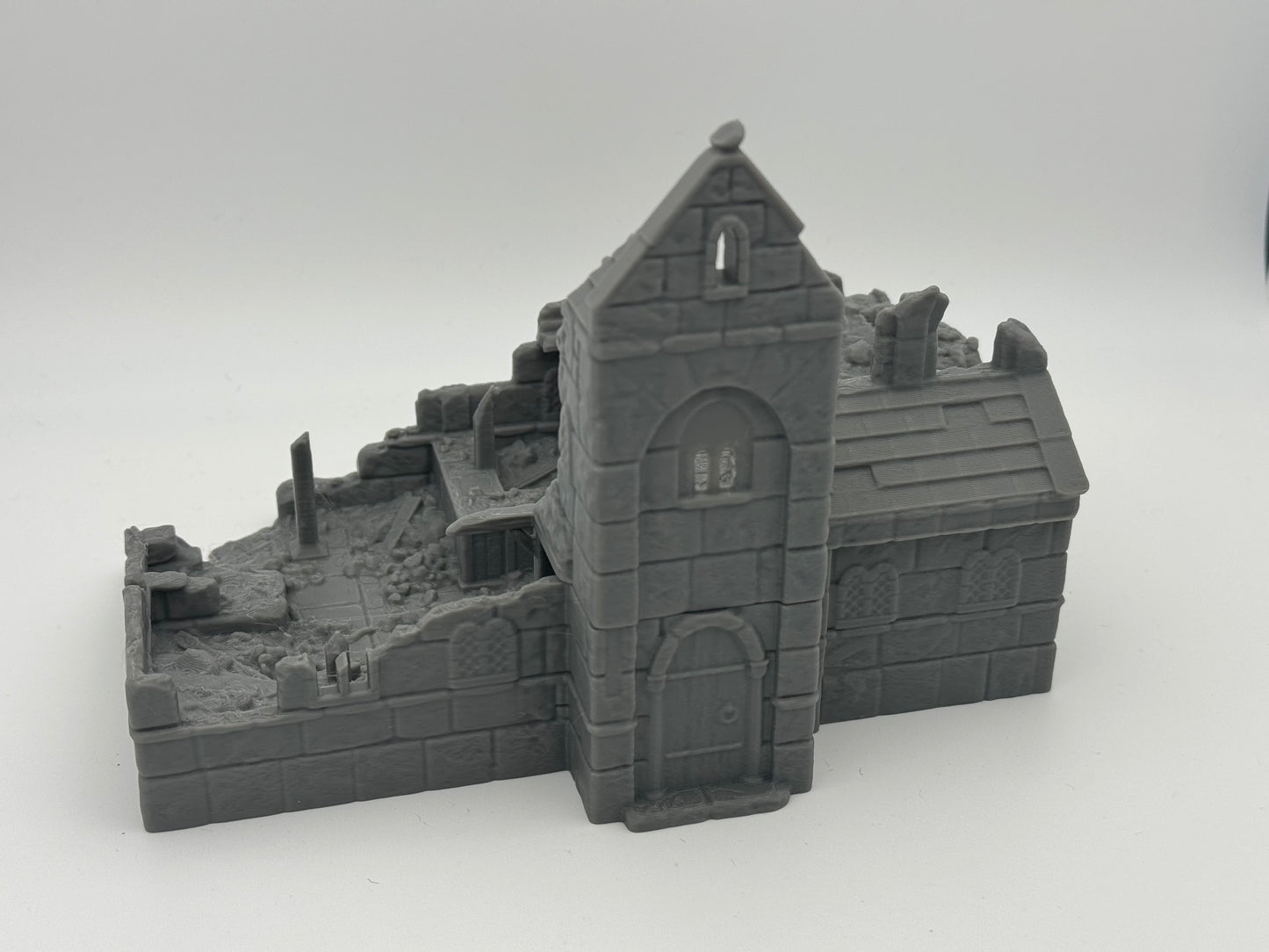 Foto del producto Tabletop 28mm The Printing Goes Ever On (TPGEO) 0: Ruinas de la posada Ciudad Marfil - Edificio Reino de Gonthan - Terreno de taberna Tabletop