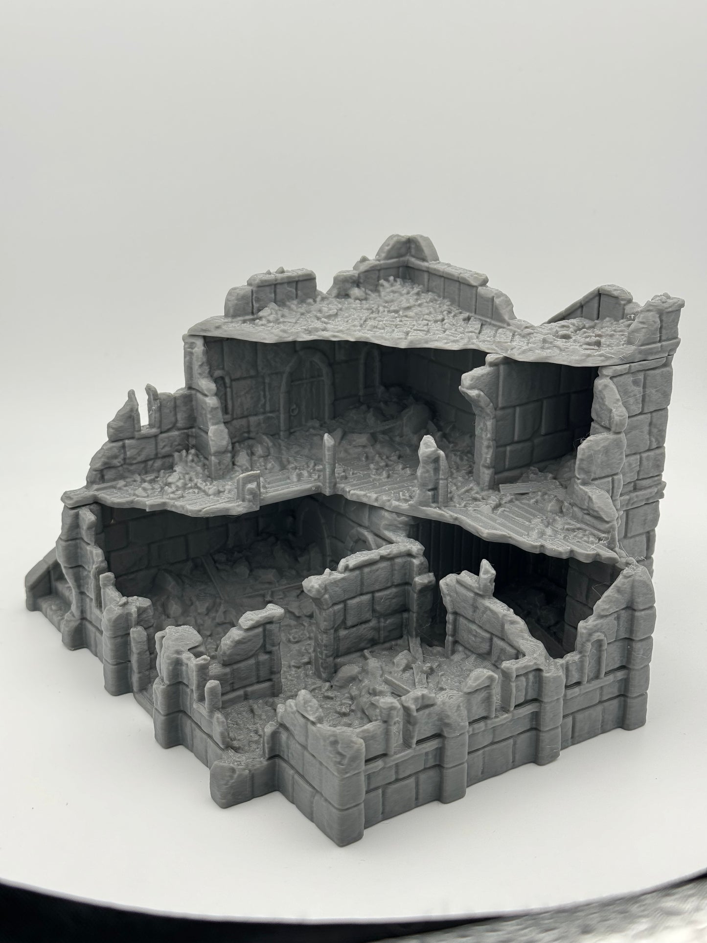 Foto del producto Tabletop 28mm The Printing Goes Ever On (TPGEO) 0: Plaza de comercio Ruinas Ciudad Marfil - Edificio Reino de Gonthan - Sala de comercio Terreno para Tabletop