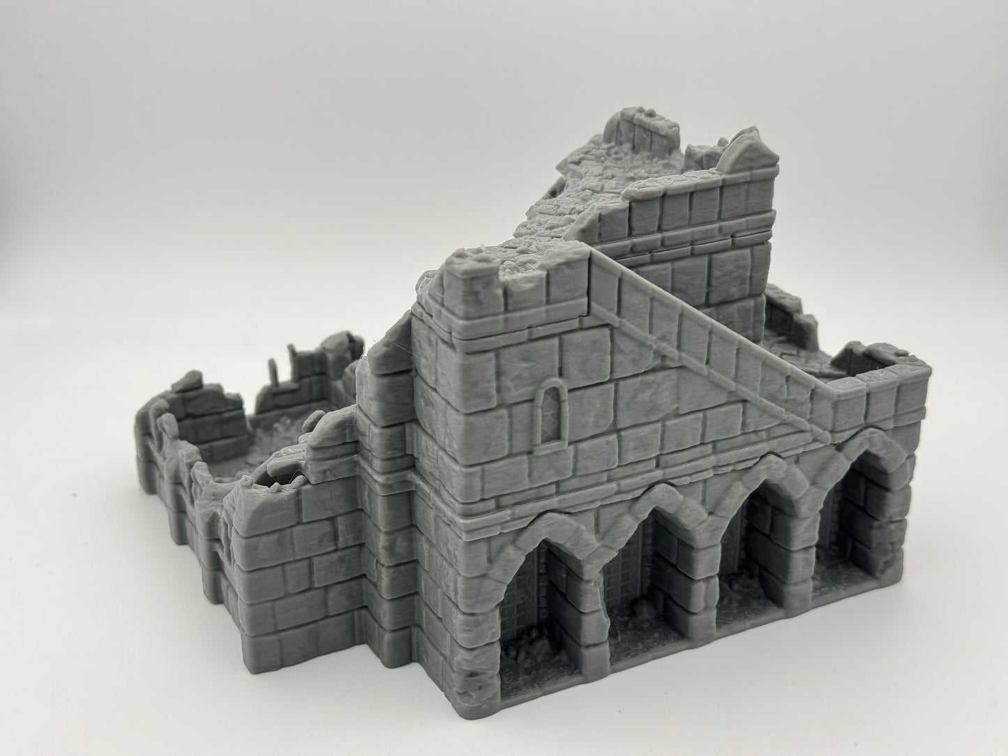 Foto del producto Tabletop 28mm The Printing Goes Ever On (TPGEO) 0: Plaza de comercio Ruinas Ciudad Marfil - Edificio Reino de Gonthan - Sala de comercio Terreno para Tabletop
