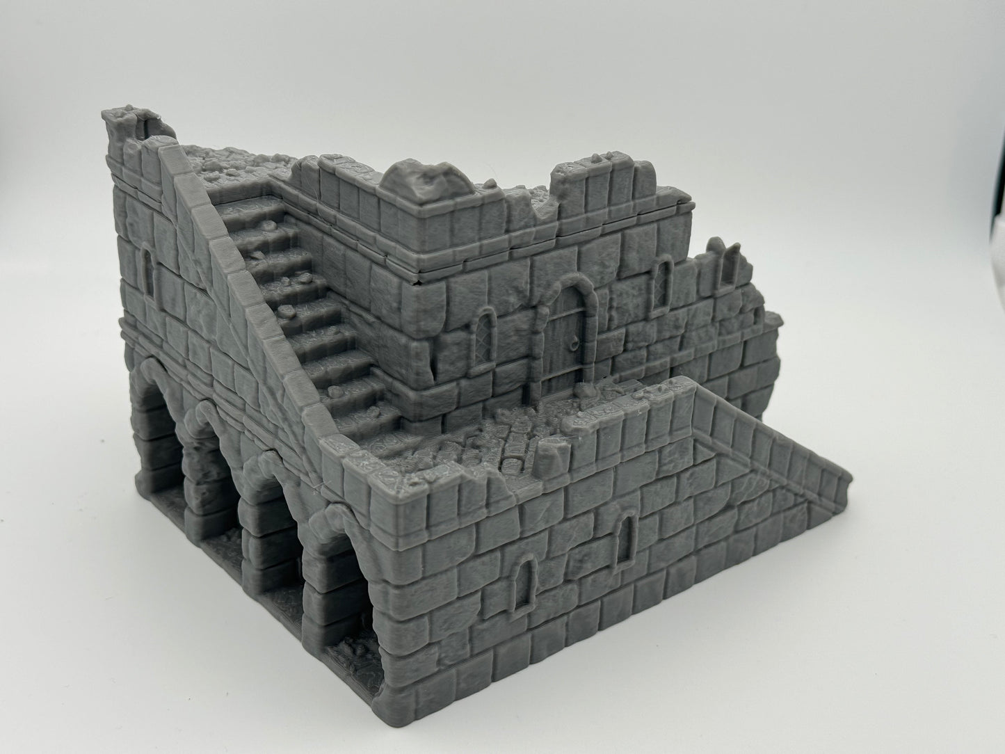Foto del producto Tabletop 28mm The Printing Goes Ever On (TPGEO) 0: Plaza de comercio Ruinas Ciudad Marfil - Edificio Reino de Gonthan - Sala de comercio Terreno para Tabletop