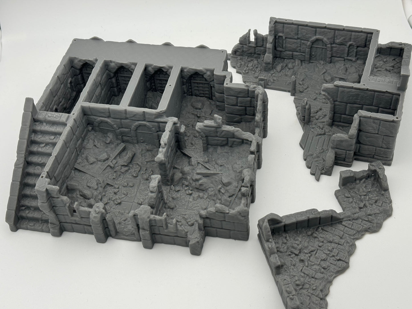 Foto del producto Tabletop 28mm The Printing Goes Ever On (TPGEO) 0: Plaza de comercio Ruinas Ciudad Marfil - Edificio Reino de Gonthan - Sala de comercio Terreno para Tabletop