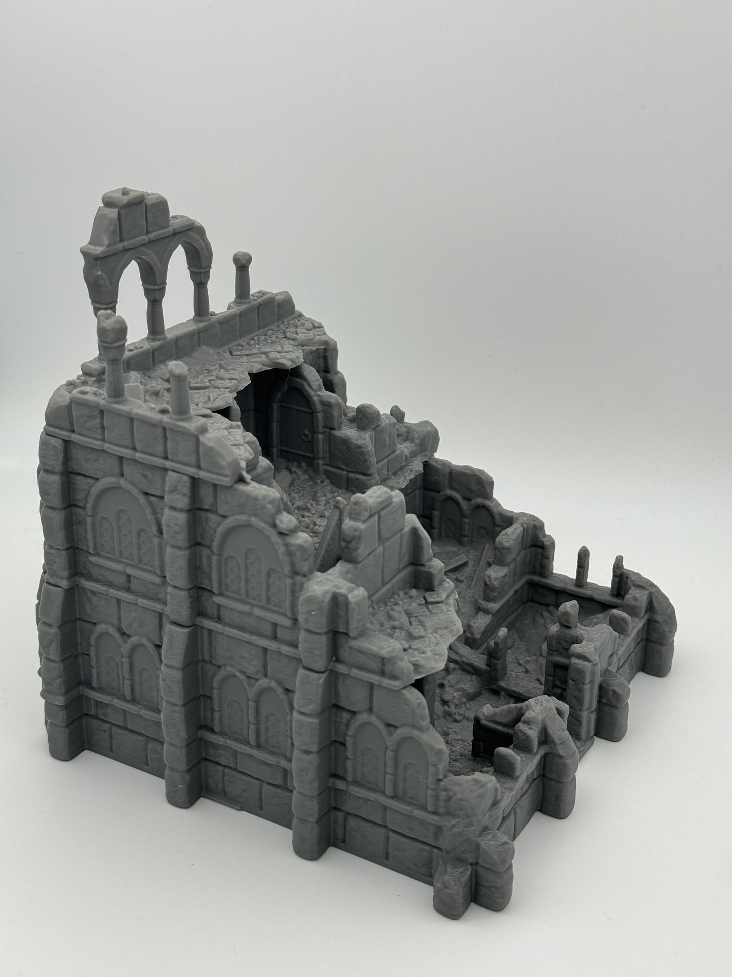 Foto del producto Tabletop 28mm The Printing Goes Ever On (TPGEO) 0: Ruinas del almacén Ciudad Marfil - Edificio Reino de Gonthan - Terreno Tabletop de almacén