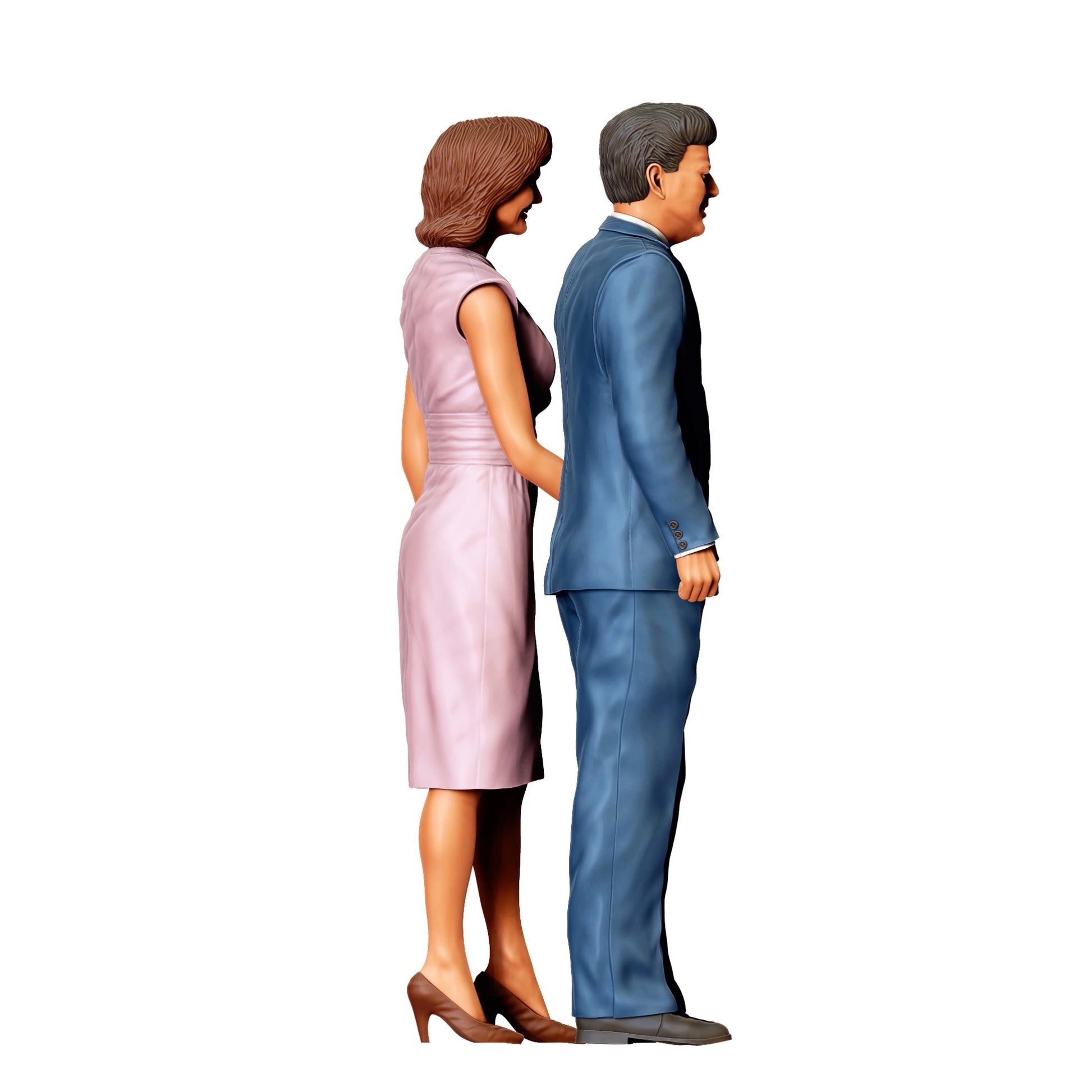 Foto del producto de modelismo de diorama 0: Hombre poderoso con su esposa - Jefe de la nación (Ref. Nr. 332)