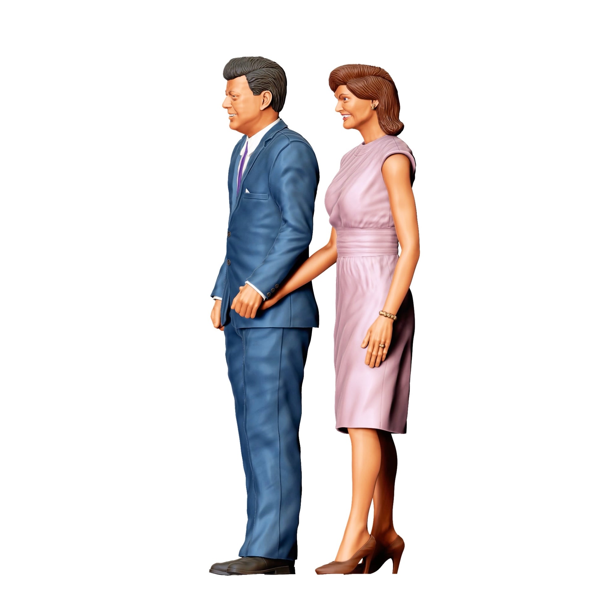 Foto del producto de modelismo de diorama 0: Hombre poderoso con su esposa - Jefe de la nación (Ref. Nr. 332)