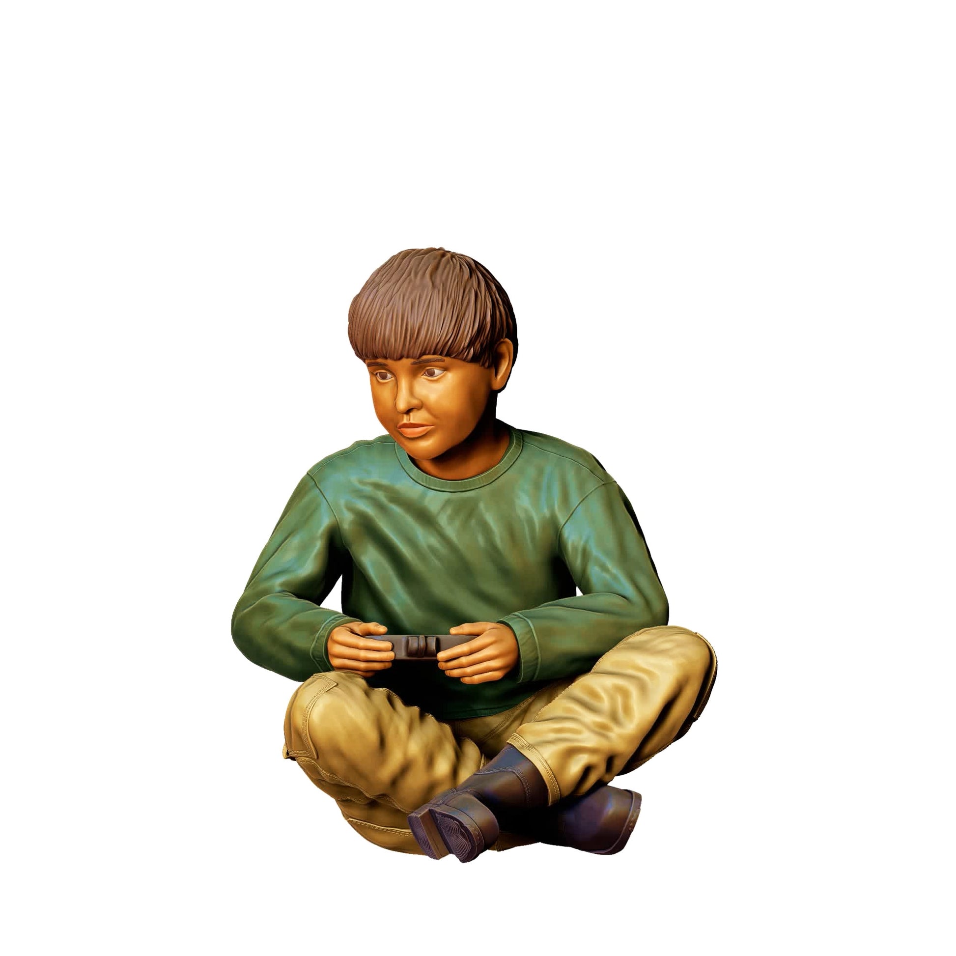 Foto de producto de modelismo diorama 0: Niños jugando con coches teledirigidos - Set de calles de juego