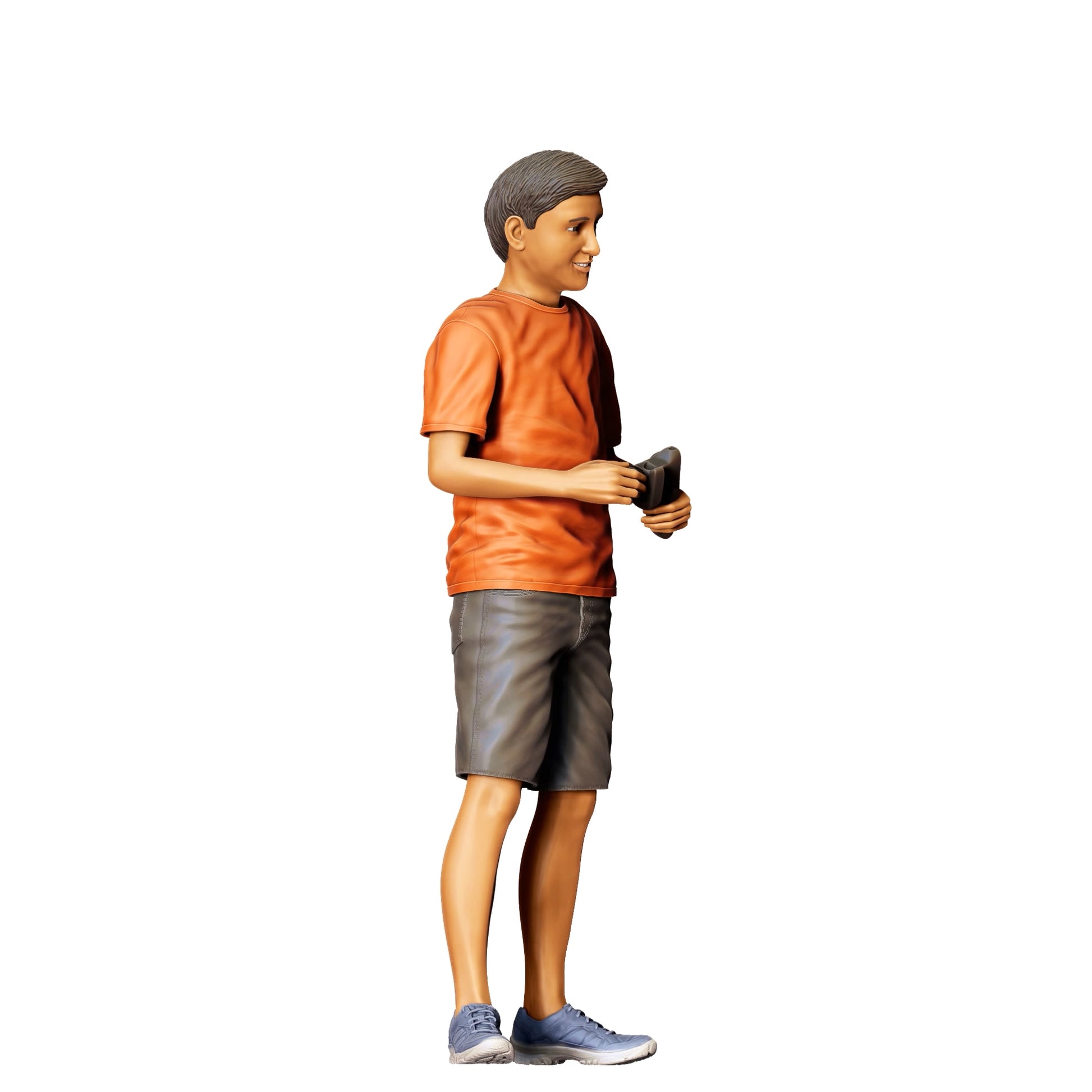 Foto del producto de modelismo diorama 0: Niño jugando con coche RC C (Ref. Nr. 373)