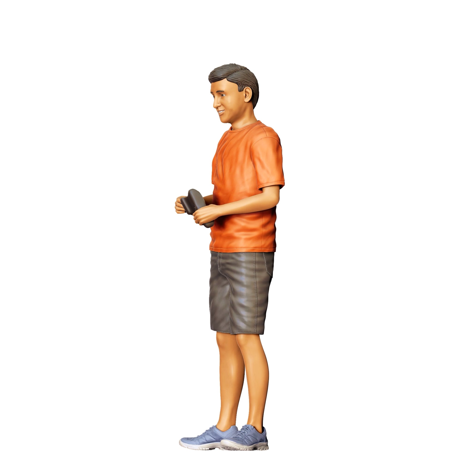 Foto del producto de modelismo diorama 0: Niño jugando con coche RC C (Ref. Nr. 373)