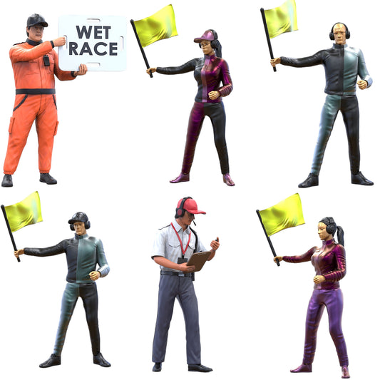 Foto del producto Diorama y modelismo figura en miniatura: Set de vigilantes 2, 6 figuras