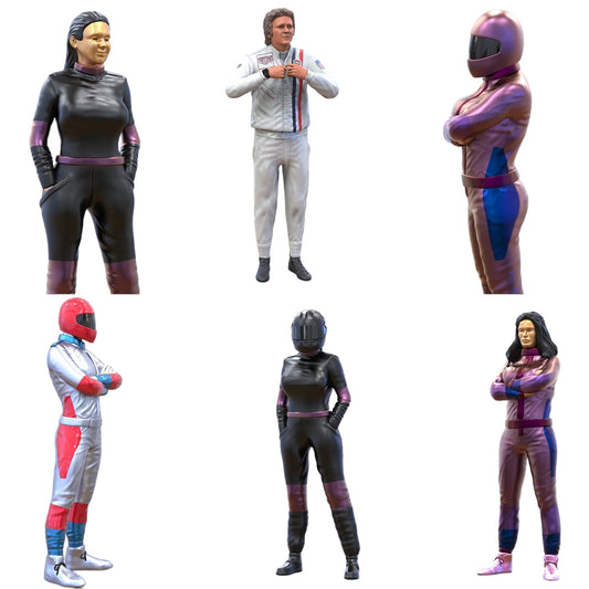 Foto del producto Diorama y modelo de figura en miniatura: Set de conductores, 6 figuras