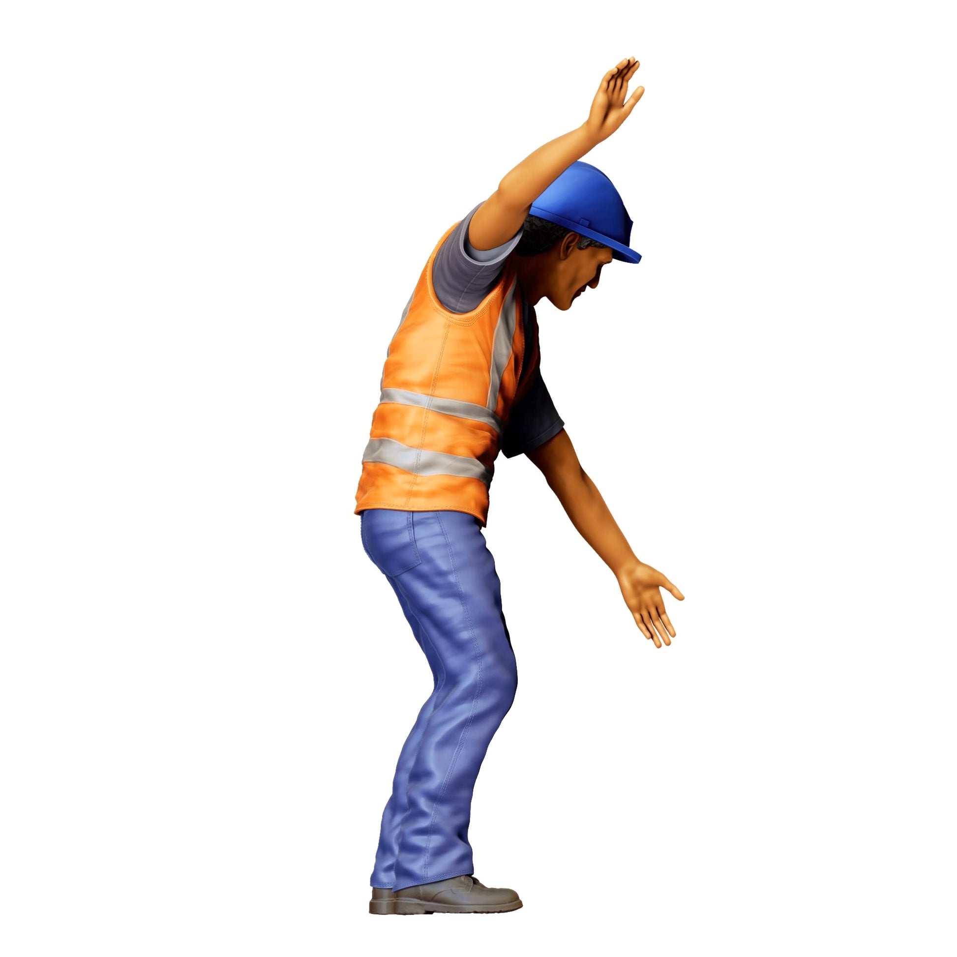 Foto del producto de modelismo diorama 0: Trabajador en la vía - Ferroviario/ Obrero E (Ref. Nr. 391)