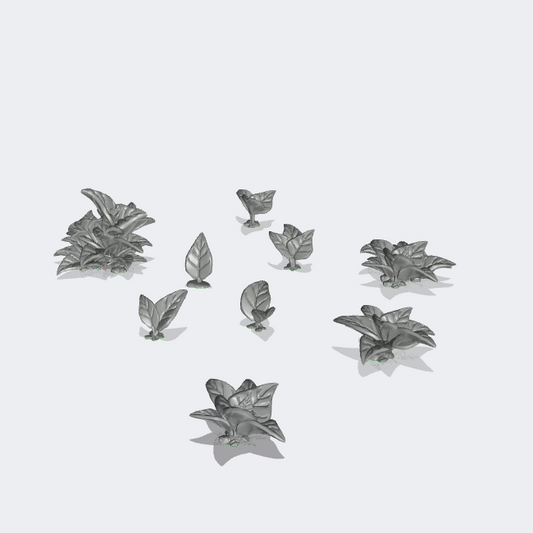 Foto del producto Miniatura Muebles, Decoración Diorama y Modelismo 0: Plantas y Crecimientos: 9 Cubresuelos