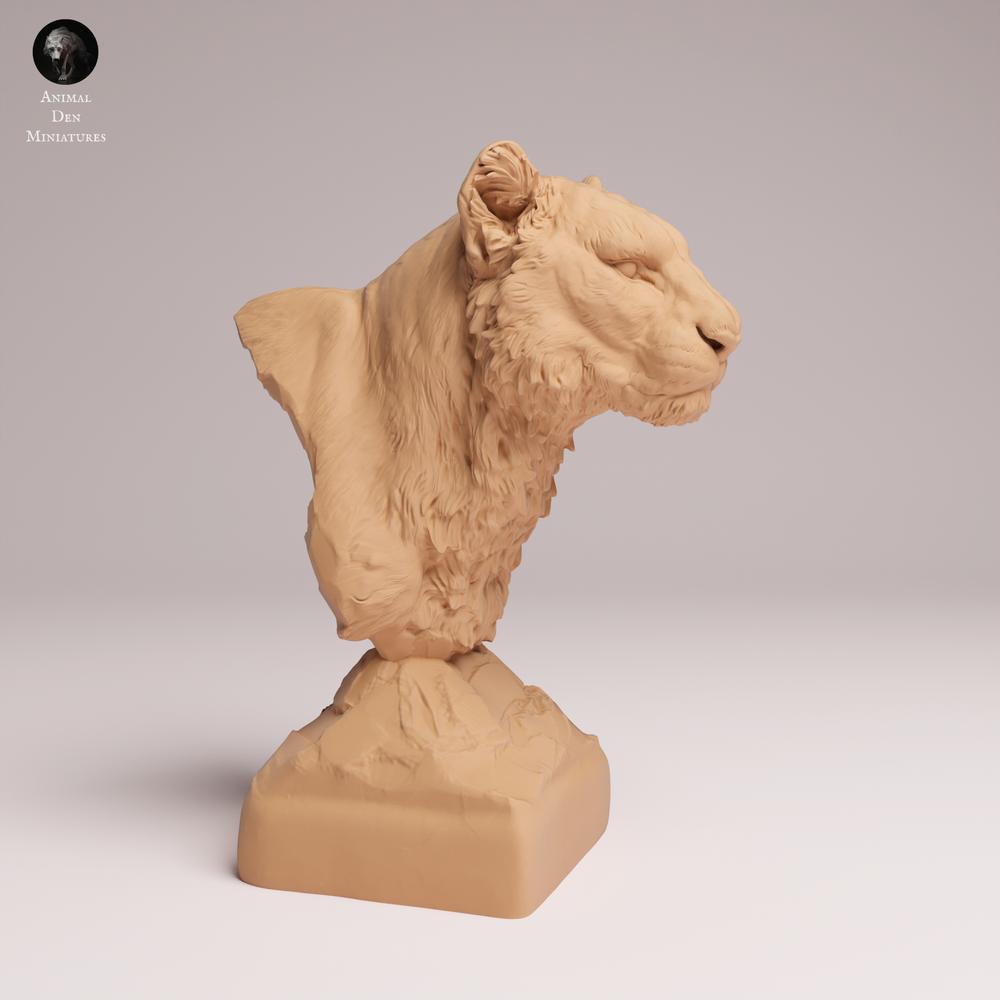 Foto de producto Figura animal Animal Den Miniatures 2: Figura de animal salvaje: leopardo de Amur - busto (25_07_20)