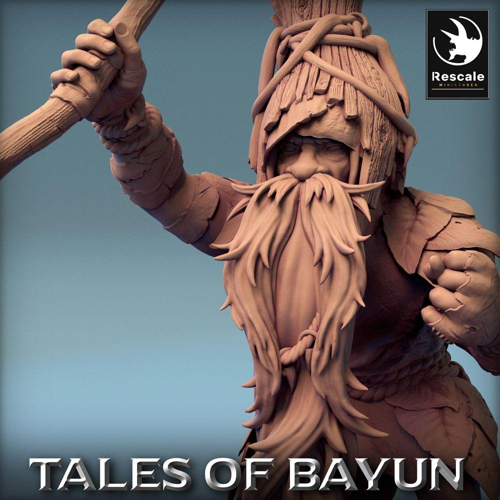 Produktfoto Tabletop 28mm Lord of the Print (LotP) 0: Tabletop Miniatur: Zwergen-Speerträger, Stammeshäuptling, Schamane, Berserker-Anführer (24_01_A1)