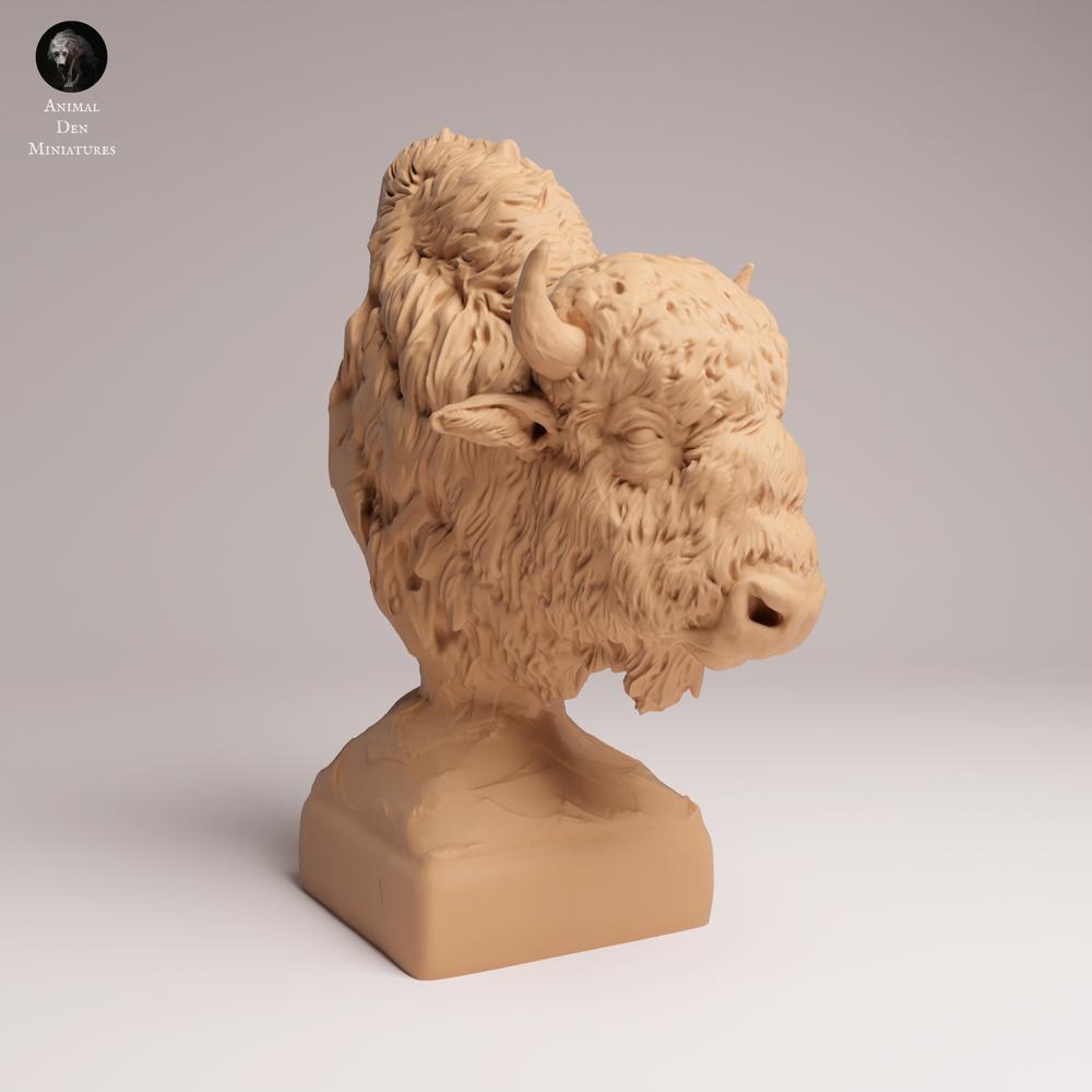 Foto de producto 2: Figura de animal salvaje: Bisonte americano - Busto (25_09_06)
