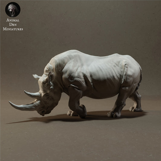 Foto del producto Figura de animal Diorama, Modelismo: 0: Rinoceronte africano - Animales de la sabana
