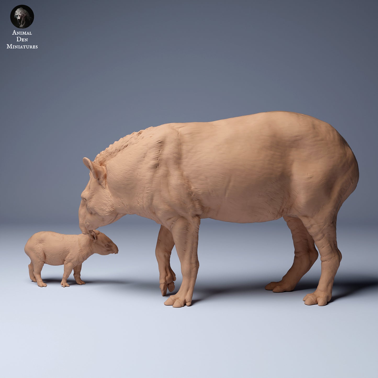 Produktfoto Tier Figur Diorama, Modellbau: 0: Tapir Mutter und Jungtier: Tiere aus Südamerika