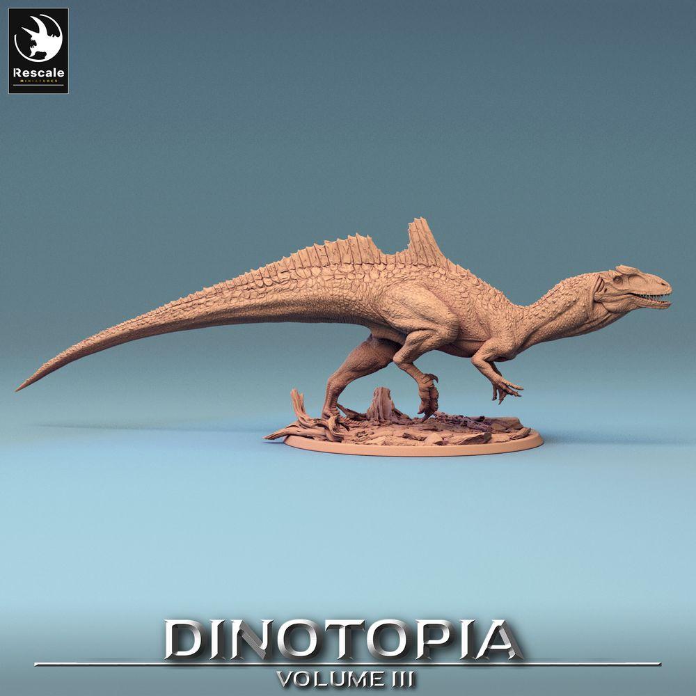 Foto del producto Tabletop 28mm Lord of the Print (LotP) 0: Miniatura de Tabletop: Concavenator, bestia raptor, monstruo prehistórico en ataque (24_06_C7)