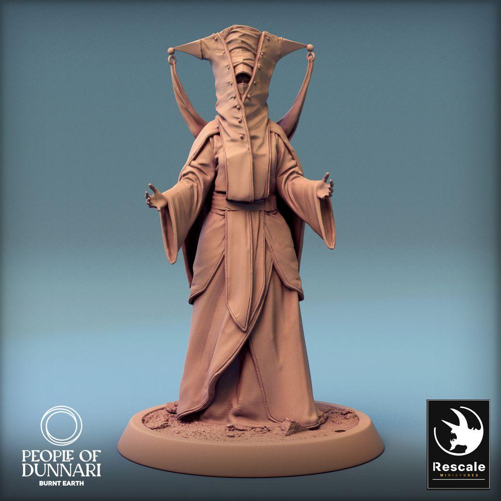 Foto del producto Tabletop 28mm Lord of the Print (LotP) 0: Miniatura de Tabletop: Culto sacerdote y sumo sacerdote, mago ritual, ocultista, nigromante oscuro en el ritual (24_03_D1)