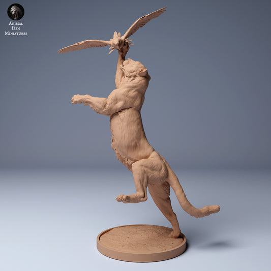 Foto del producto figura de animal diorama, modelismo: 0: Jaguar cazando loro: Animales de Sudamérica