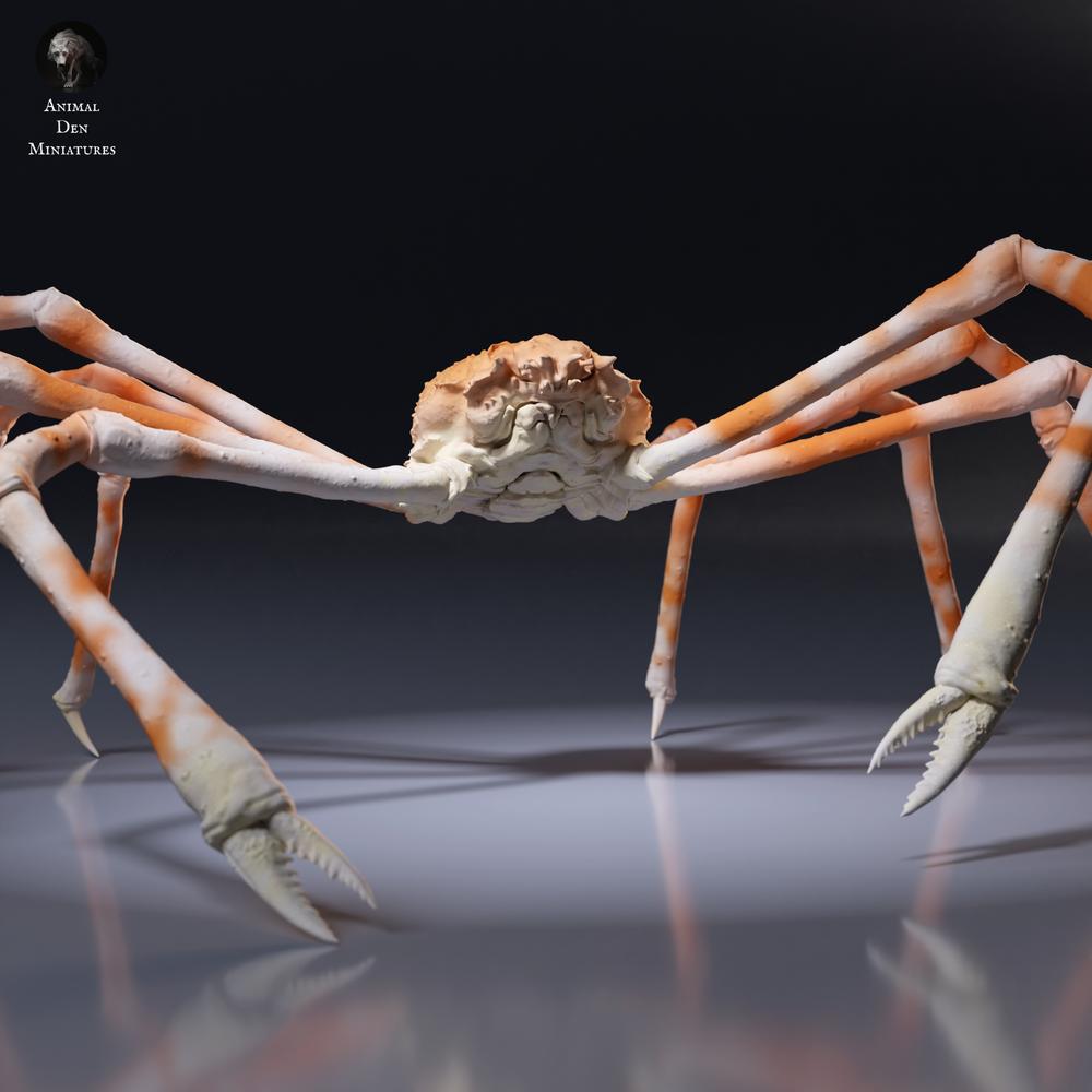 Foto del producto de figura de animal Animal Den Miniatures 6: figura de animal marino: cangrejo gigante japonés (26_09_04)
