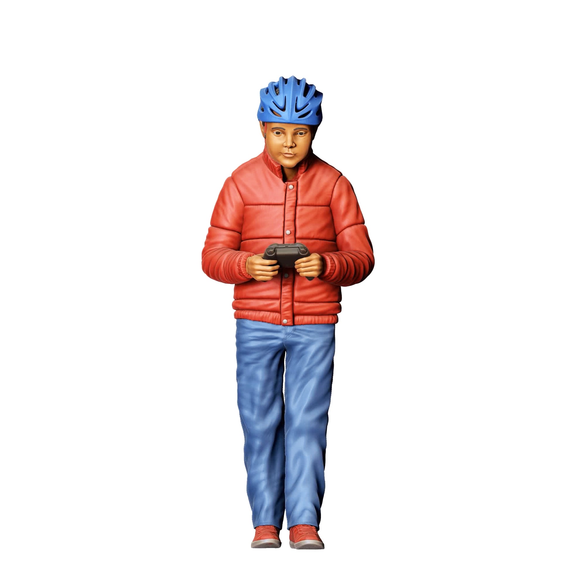 Foto de producto de modelismo diorama 0: Niños jugando con coches teledirigidos - Set de calles de juego