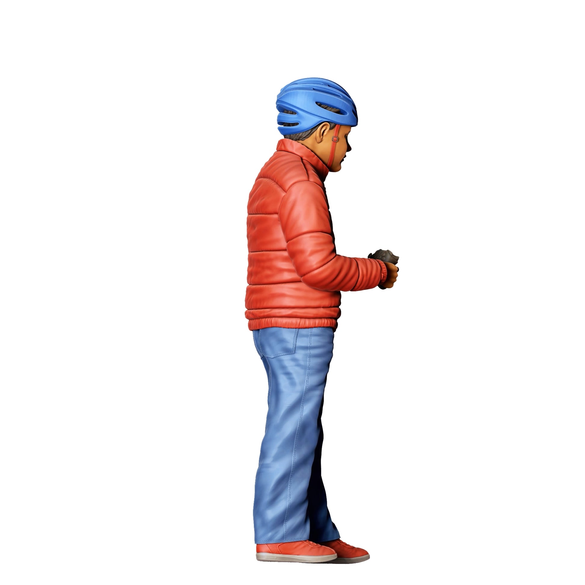 Foto del producto de modelismo de diorama 0: Niño jugando con coche RC D (Ref. Nr. 374)