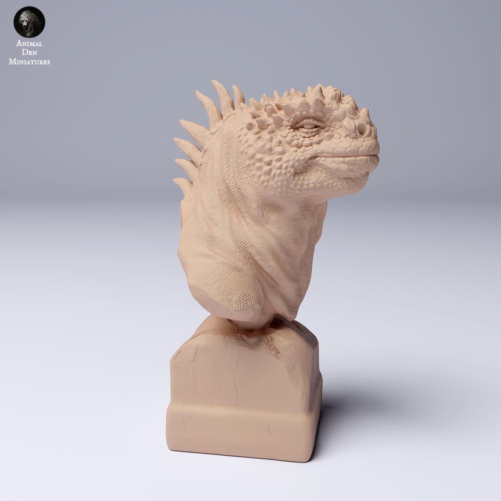 Foto de producto figura animal Animal Den Miniatures 2: Figura de animal marino: iguana marina - busto (24_08_12)