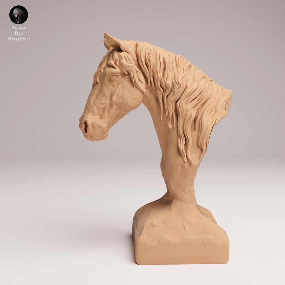Foto del producto 2: figura de animal de caballo: Mustang - busto (25_09_01)