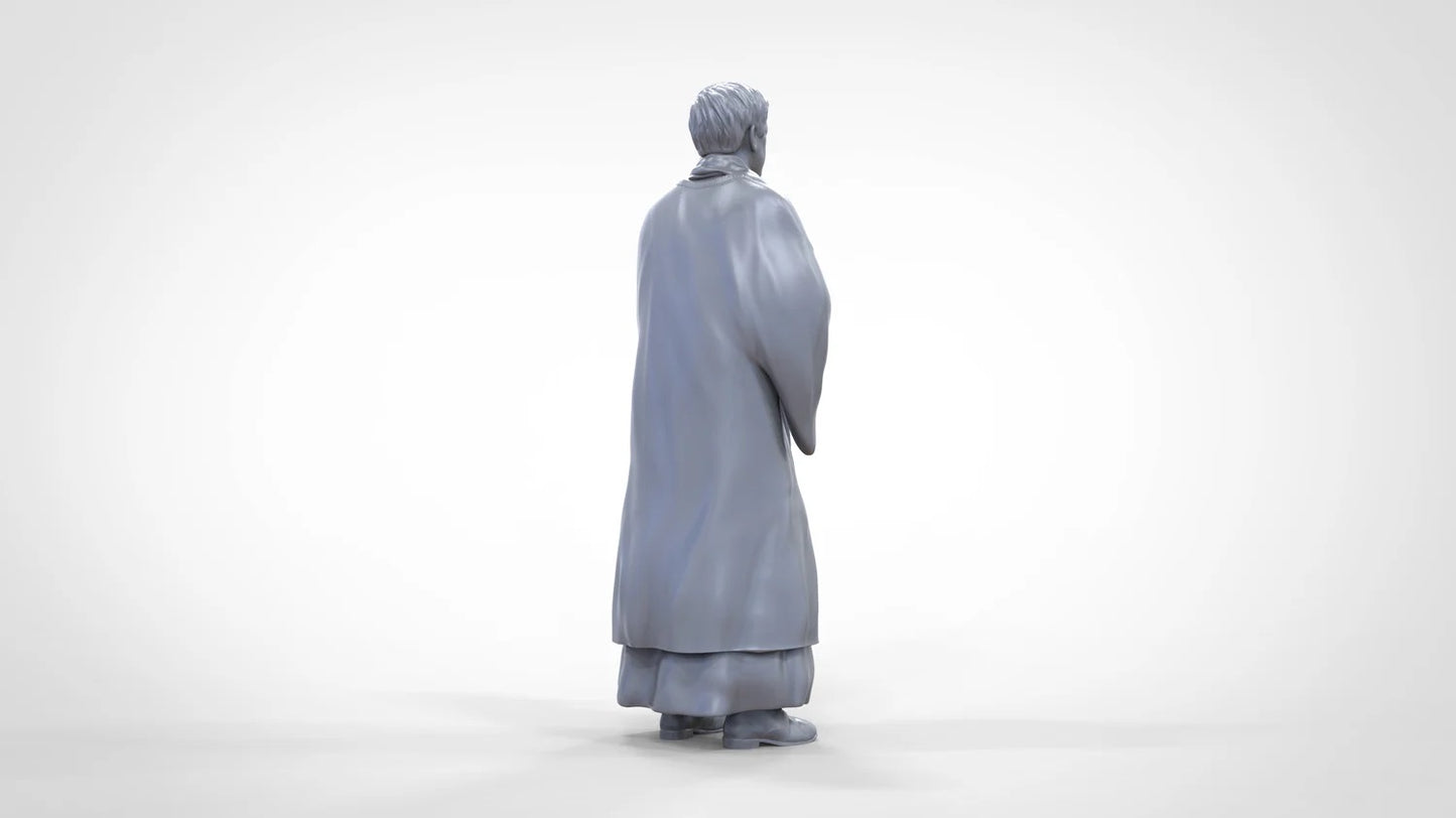 Foto del producto Diorama y modelo de figura en miniatura: Clérigo: Pastor / Sacerdote en misa