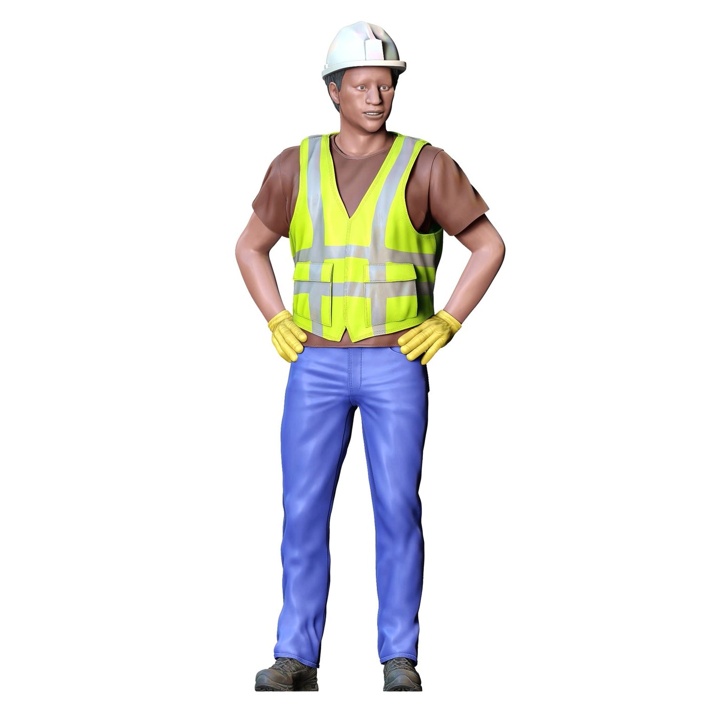 Produktfoto 0: Straßenarbeiter mit Helm