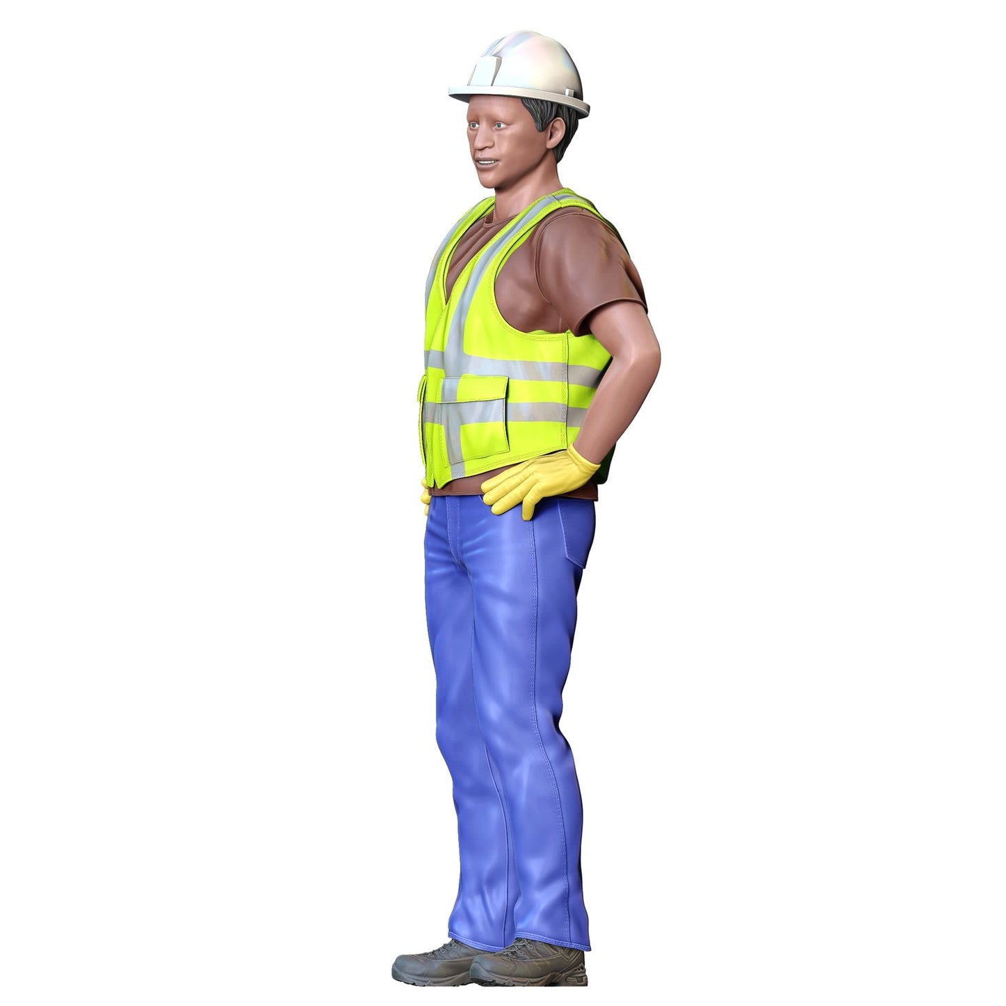 Produktfoto 0: Straßenarbeiter mit Helm