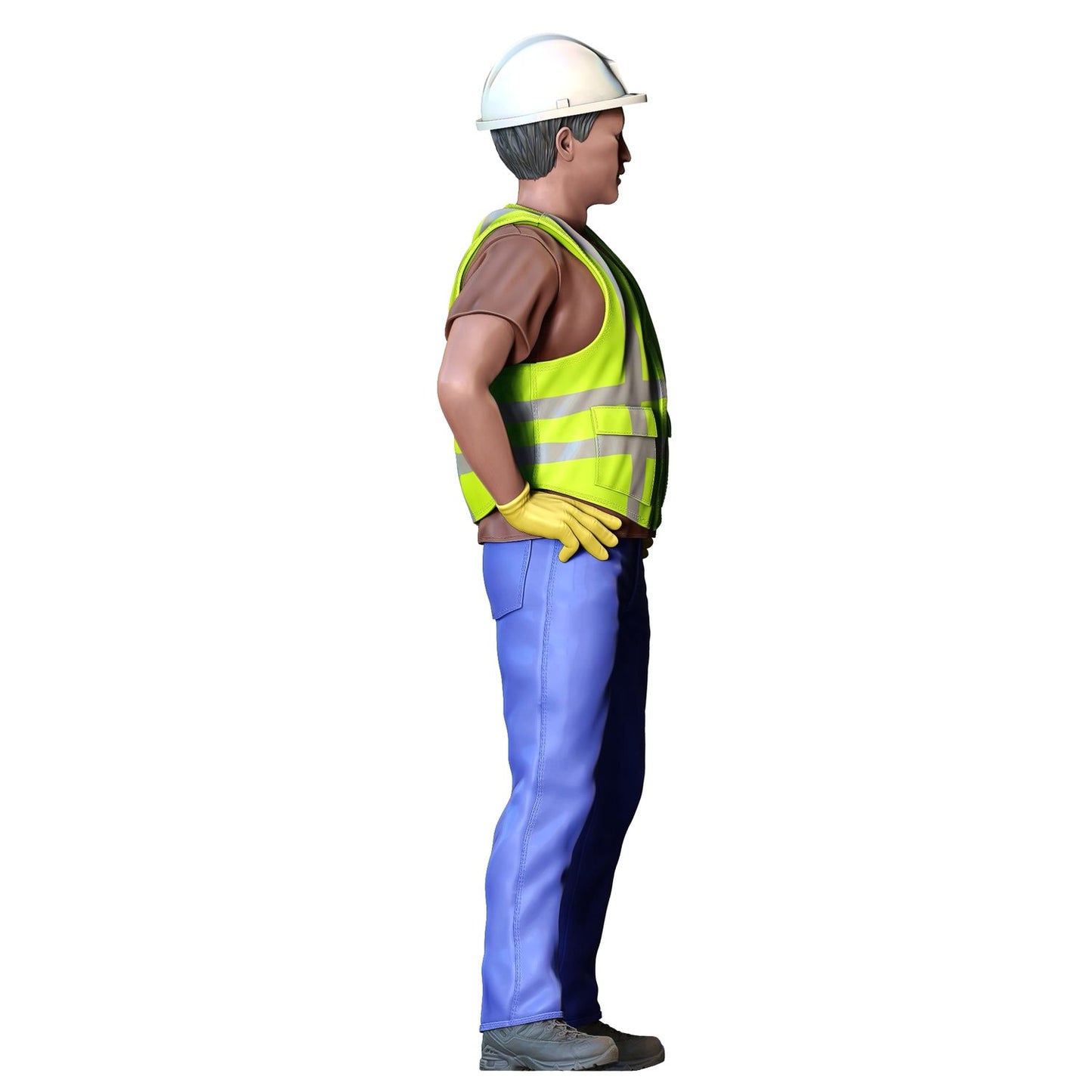 Produktfoto 0: Straßenarbeiter mit Helm