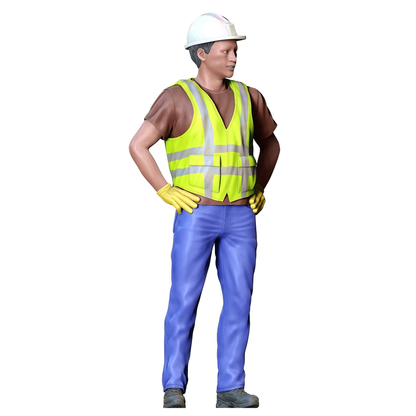 Produktfoto 0: Straßenarbeiter mit Helm