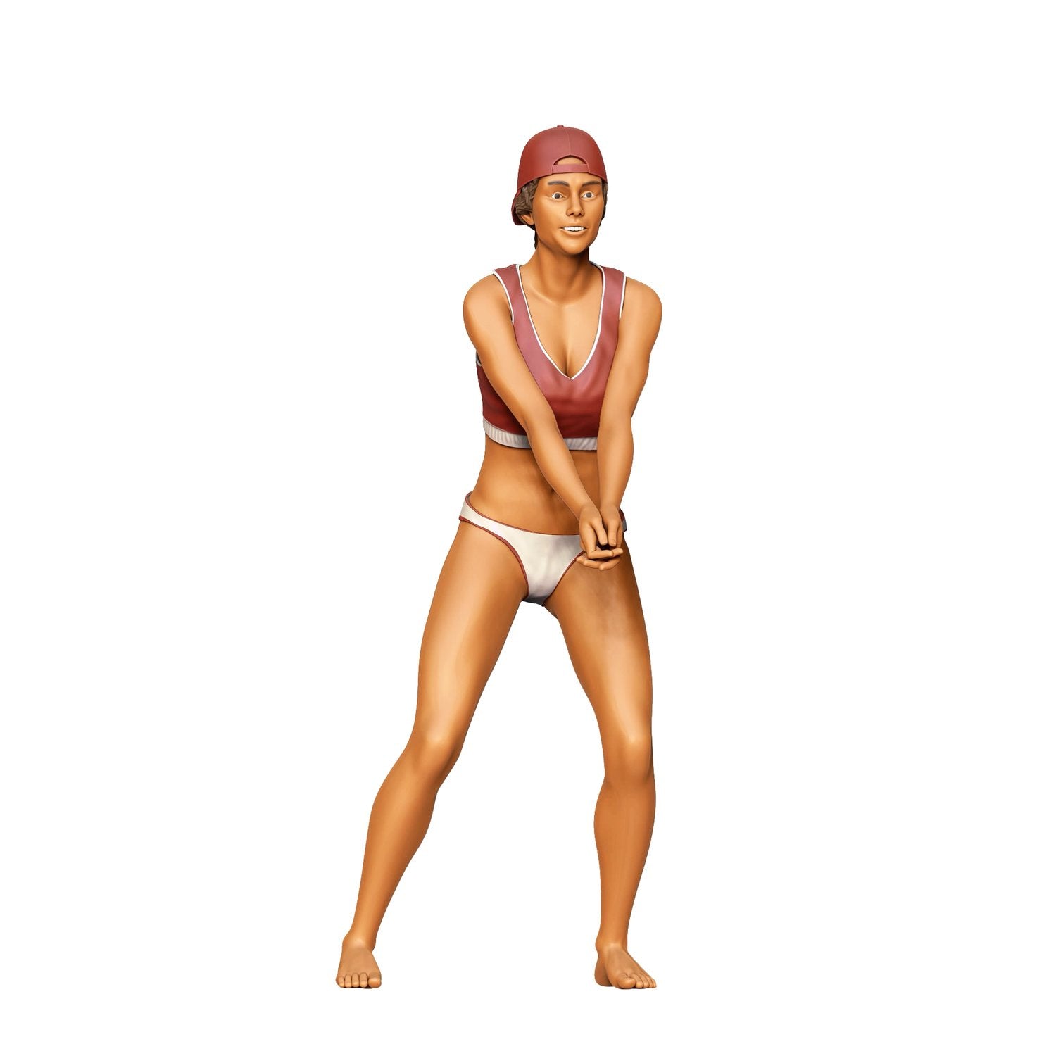 Foto del producto 0: Jugadora de voleibol: Vacaciones con deporte en la playa