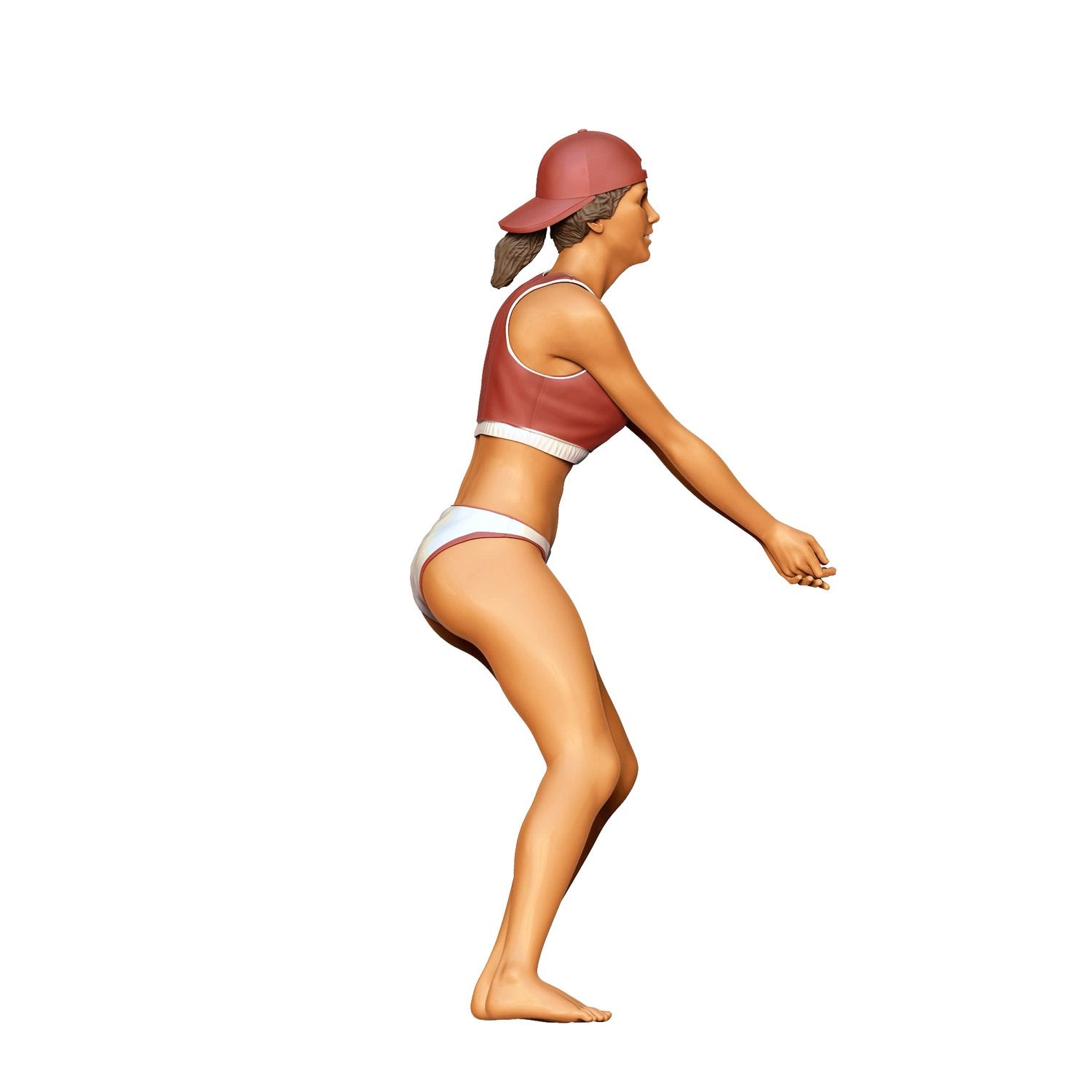 Foto del producto 0: Jugadora de voleibol: Vacaciones con deporte en la playa