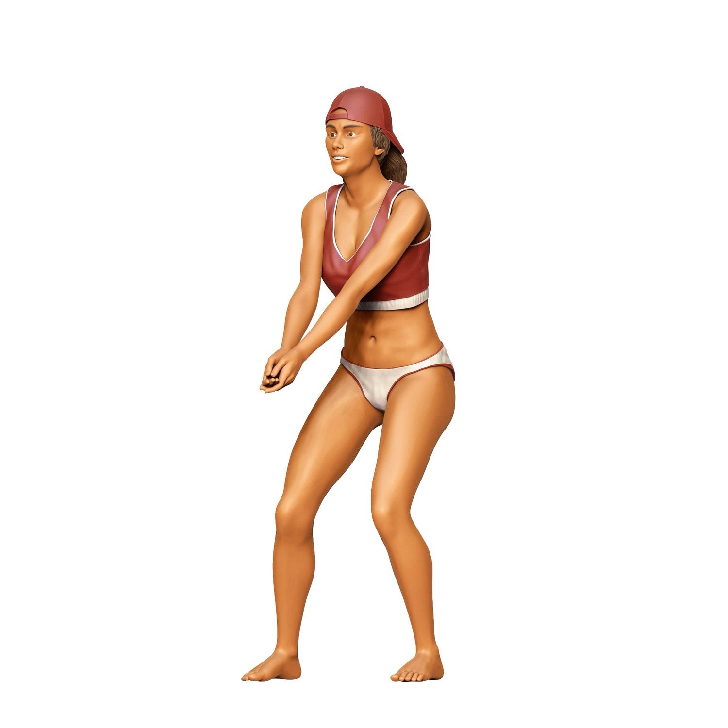 Foto del producto 0: Jugadora de voleibol: Vacaciones con deporte en la playa