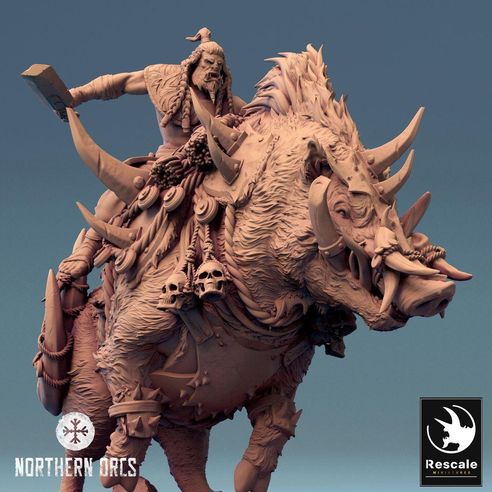 Foto del producto Tabletop 28mm Lord of the Print (LotP) 0: Carga de jabalí (24_04_P)