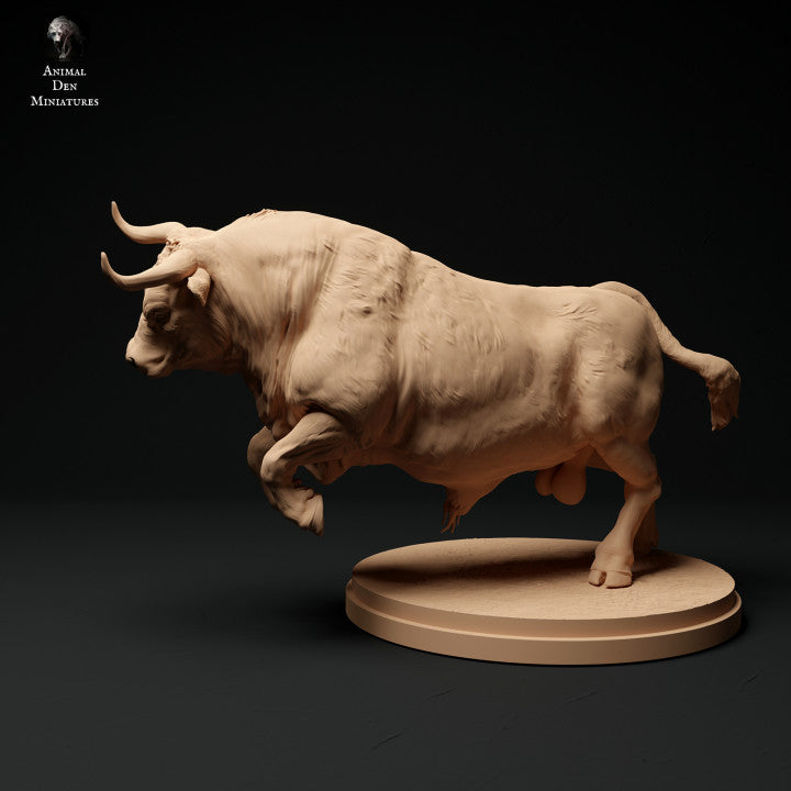 Foto del producto Figura de animal Diorama, modelismo: 0: Figura de animal de granja: toro furioso - Toro Red Devon