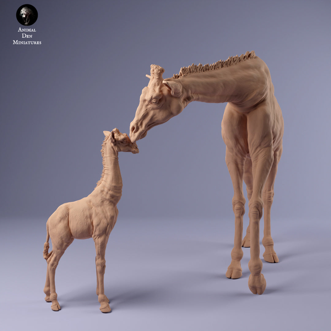 Produktfoto Tier Figur Diorama, Modellbau: 0: Giraffe Mutter mit Jungtier: Tiere aus Afrika