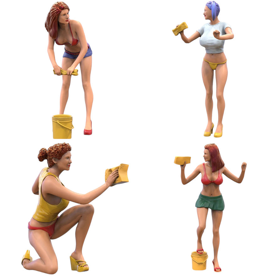 Produktfoto 0: Carwash Girls: Fahrzeugwäsche Set