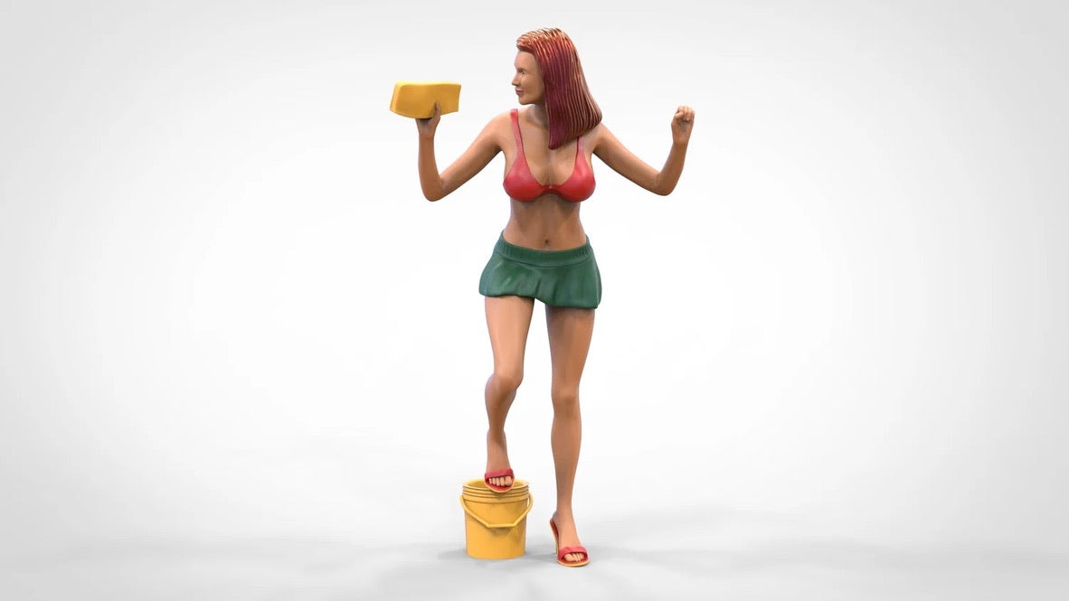 Produktfoto 0: Carwash Girls: Fahrzeugwäsche Set