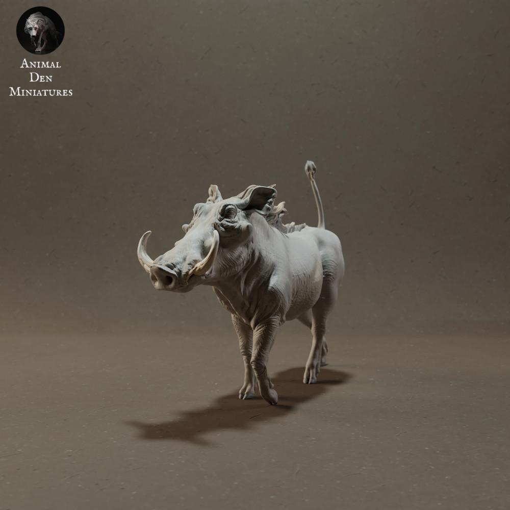Foto de producto figura de animal Animal Den Miniatures 3: figura de animal salvaje: facóquero (23_03_09)