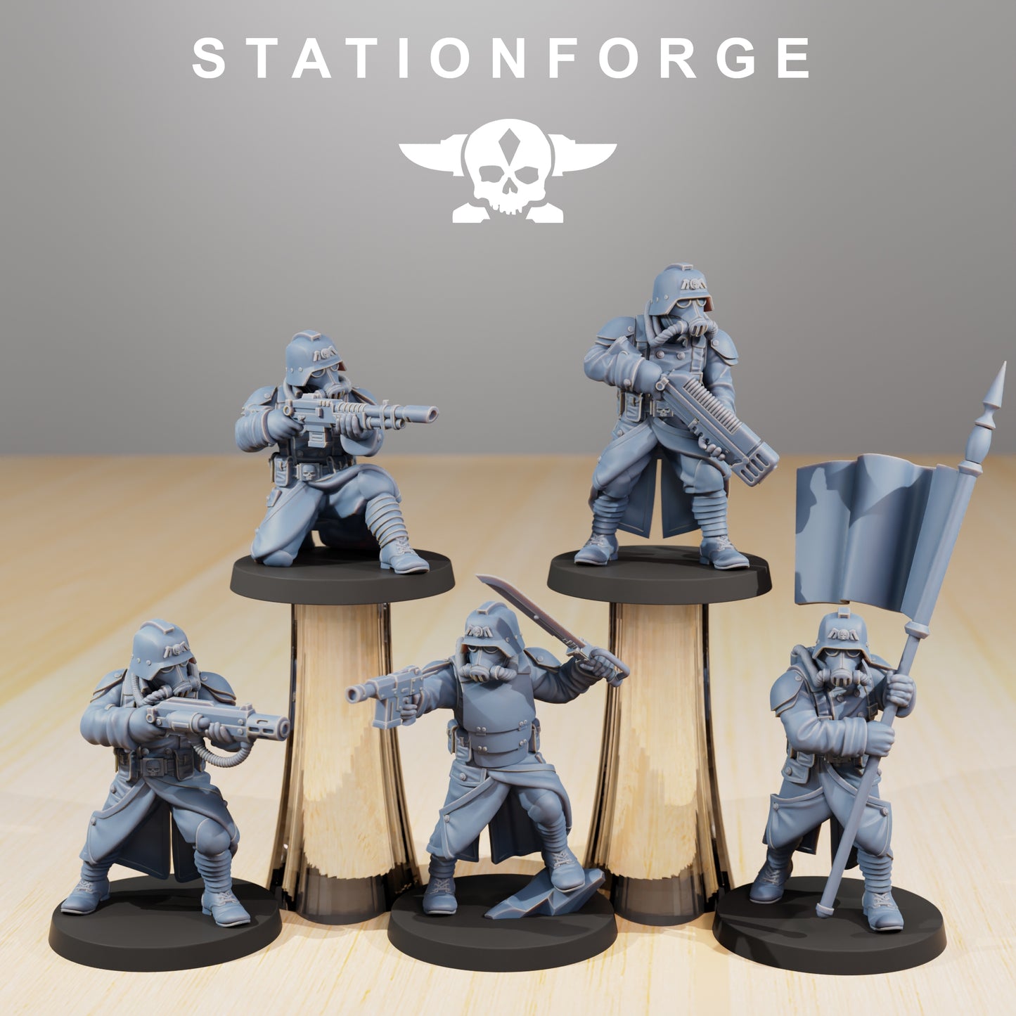 Foto del producto Minis de mesa de 28 mm Stationforge: Fuerza de Comando