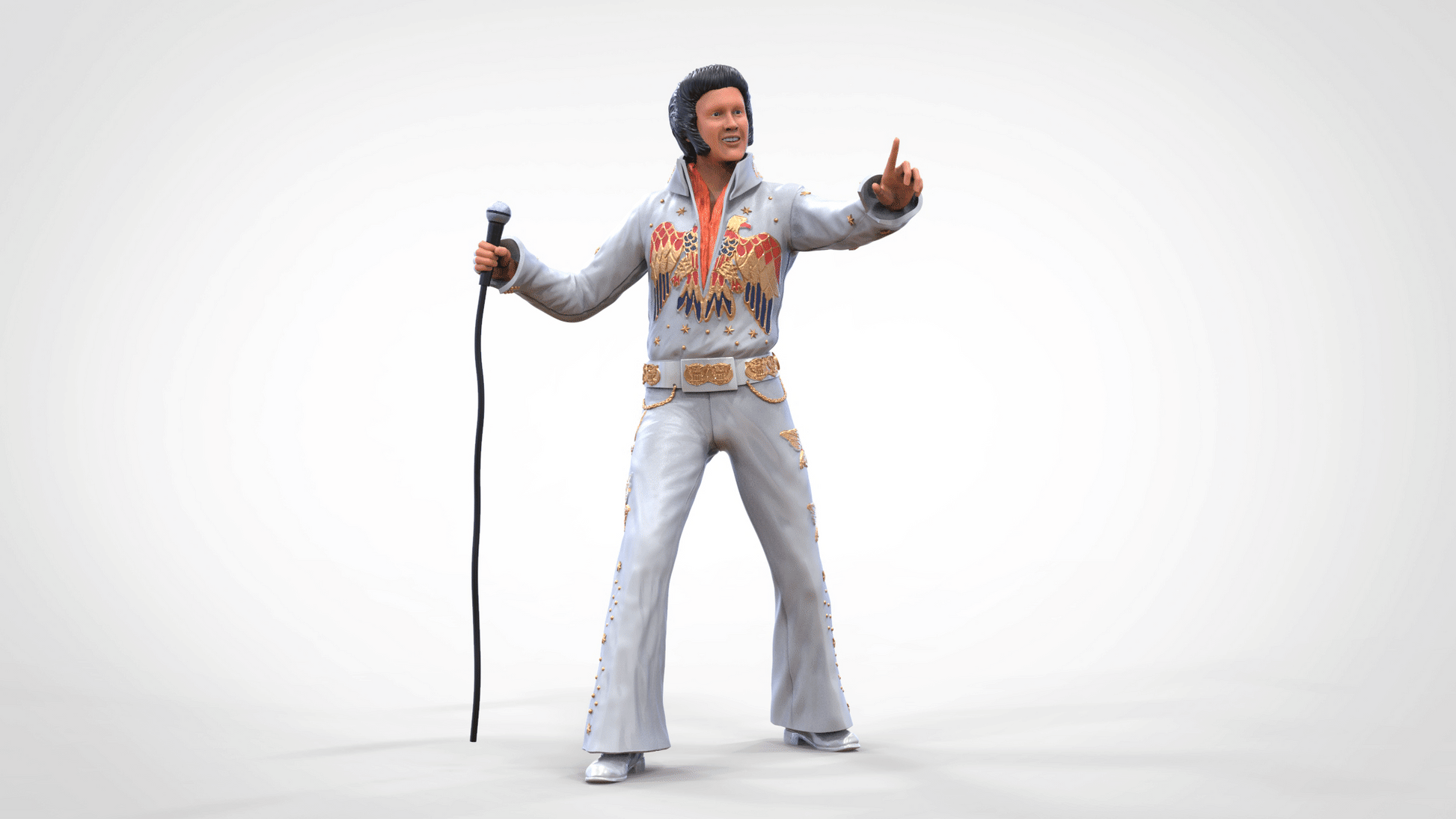 Foto del producto diorama y modelo de figura en miniatura: Cantante famoso