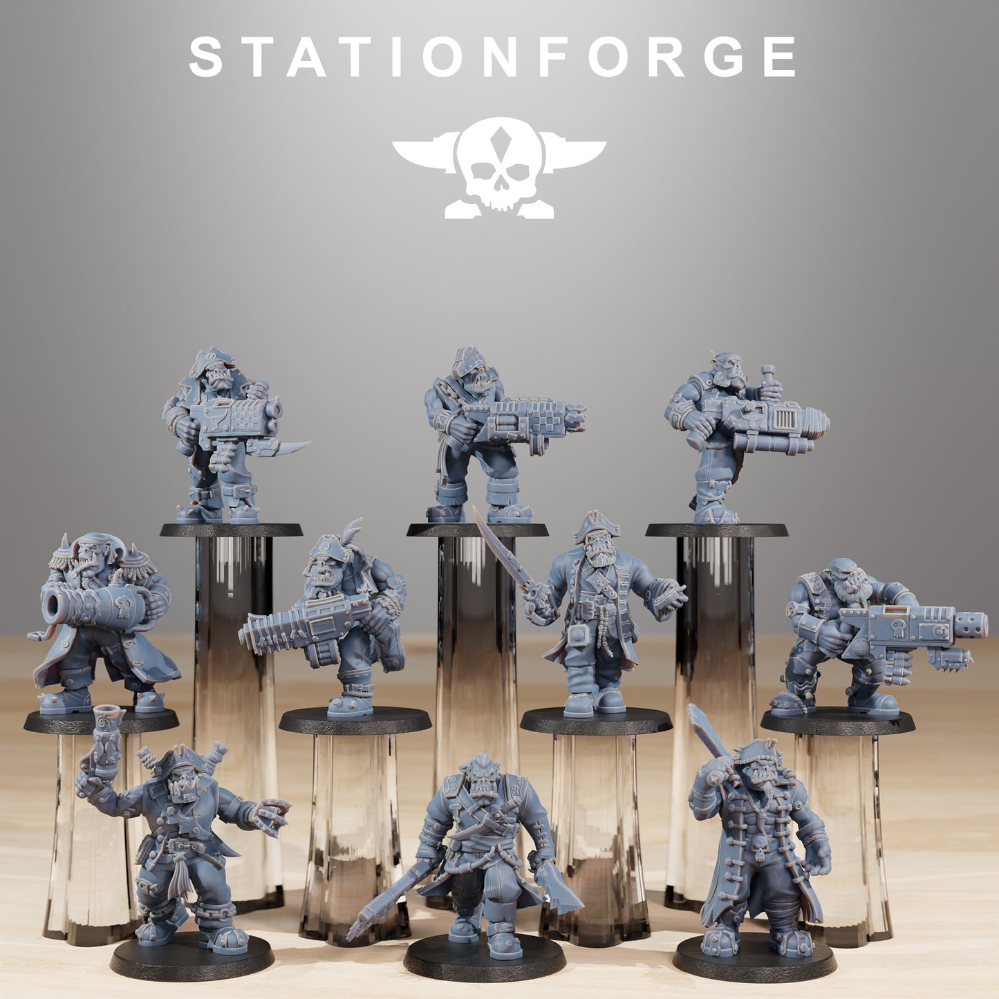 Foto del producto Minis de Tabletop de 28 mm Heroforge: Piratas