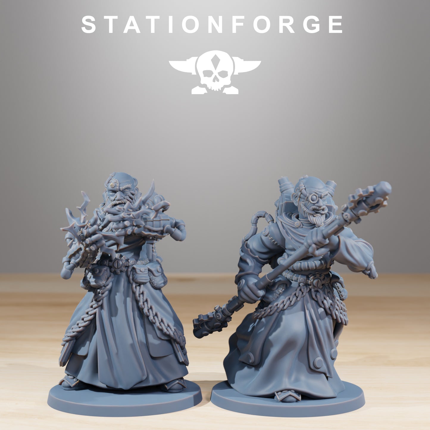Foto del producto Minis de 28 mm para tabletop Stationforge: Predicadores Forager